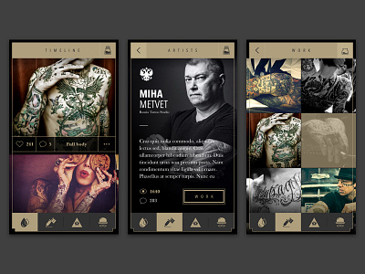 Concept Link for Ink app app concept ui ux visuals