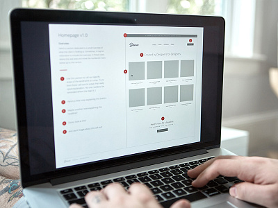 Wireframe Presentation Deck assets client presentation focus lab indesign layout planning presentation strategy template wire frames wireframes wires