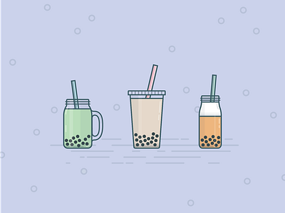 Bobalife boba bobalife illustration milk tea vector