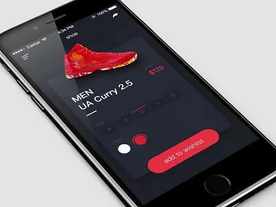 under armour shop ui