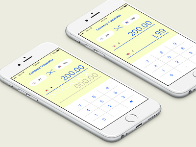 Day004 : DailyUI calculator currency dailyui mobile ui ux