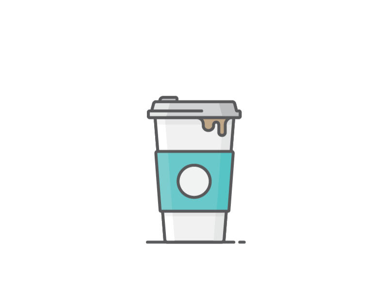 Coffee coffee gif outline