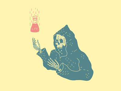 Reaping The Benefits death life reaper skull thirsty
