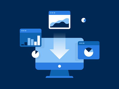 Upgrade chart finance illustrator piechart upgrade vector