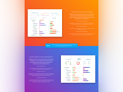 Weekdone 3 landing page color dashboard landing