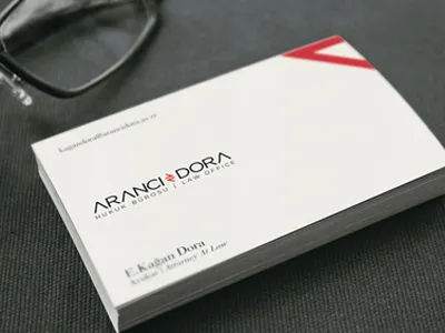 Law Office branding business card clear identity logo minimal package