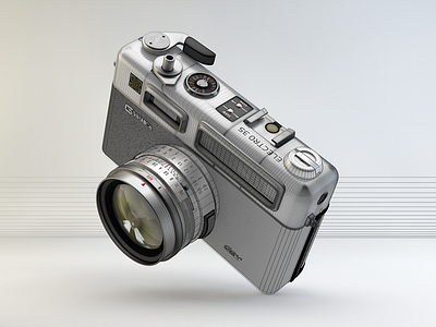 Yashica Camera 35mm 3d cinema 4d yashica