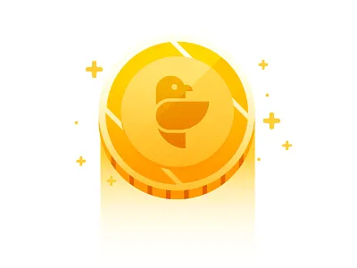 Presumi credits! coins credit gold icons illustration inspiration onboarding presumi sparkle vector