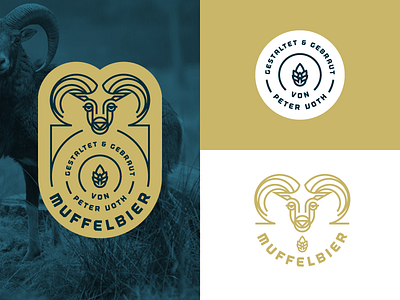 Muffelbier animal beer branding label logo packaging