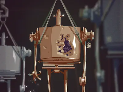 Broken one art broke concept draw foxhide illustration novak robot wound