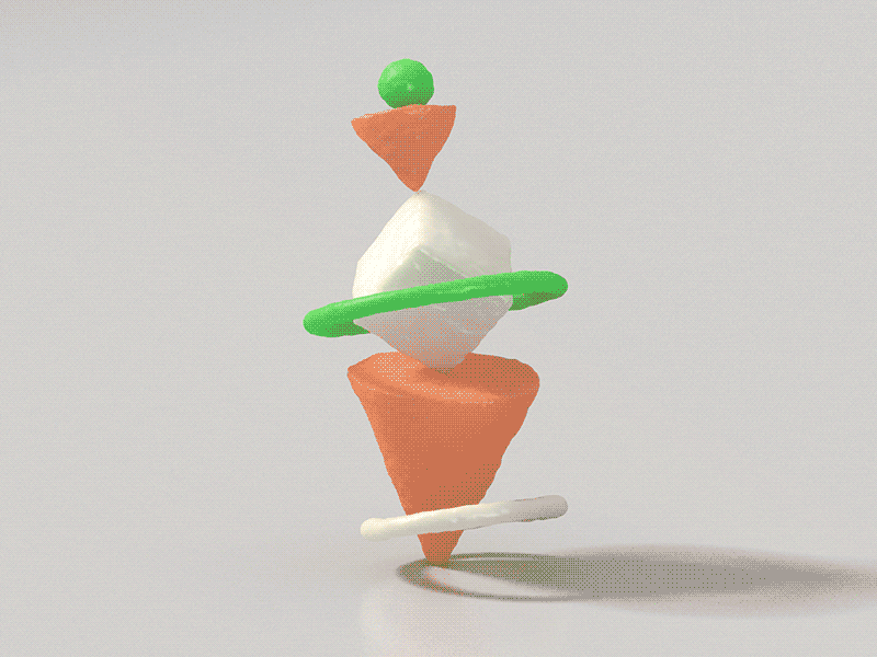 intro16 - balancing after effect balance balancing c4d geometry minimal shapes simple