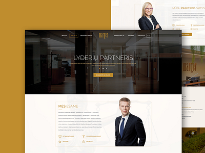 Law Office Showcase design landing low ui web