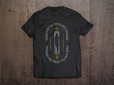 Candle candle tdwp tee tshirt typography