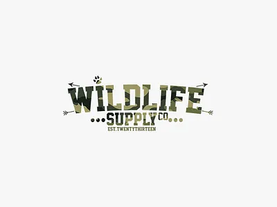 Wildlife Supply Co Logo branding design graphic logo wildlife