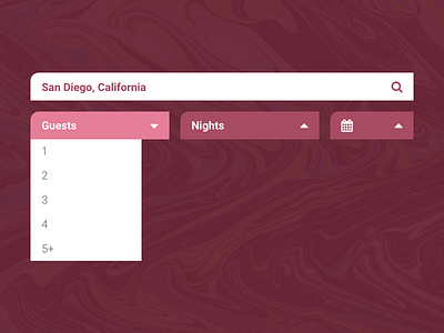 Daily UI - Dropdown book daily ui dropdown engine hotel minimal search stay ui user vacation