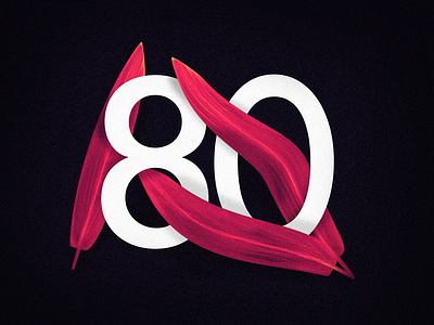 Daily #80/ some pink bamboo leaves colour cool shit daily gradient illustration jack harvatt magic new paint vector wavey