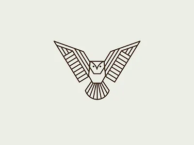 Geometric Owl animal branding icon identity illustration logo mark owl symbol