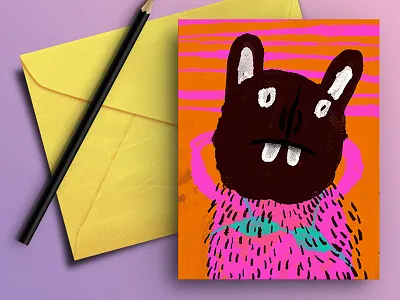 Card Illustration drawing graphicdesign greeting card illustration photoshop