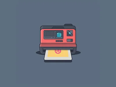 Polaroid 600 camera daily icon polaroid retro