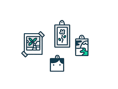 Frames frame icons illustration