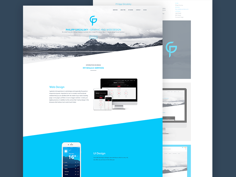 Example of Hello Dribbble, I'm Philipp!