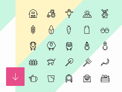 Free Agriculture Vector Line Icons agriculture ai download free icons illustrator line stroke vector