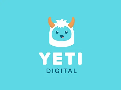 Yeti bigfoot character horn logo monster scarf snowboard sunglasses