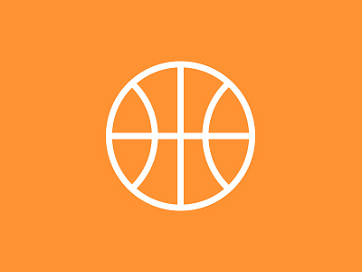 I was designing a globe icon... basketball icons orange sports ui