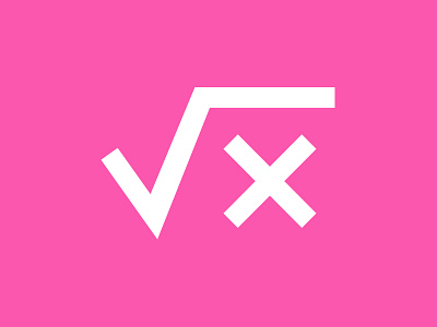 Math Icon math math is hard pink product design ui