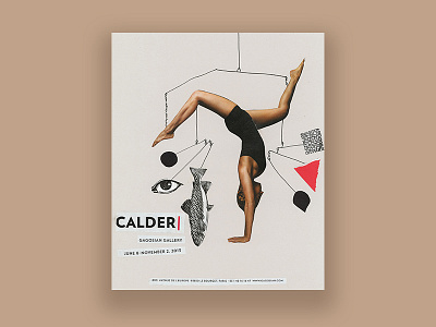 Black, White and Misread alexander calder collage cut outs design girl graphic design magazine mixed media mobile poster print