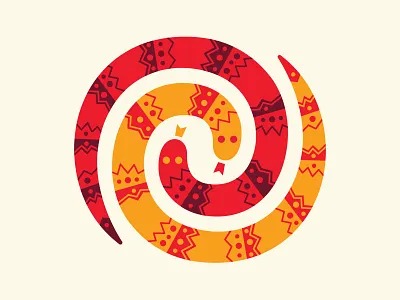 Snake Spiral illustration mexican serpent snake snakes spiral vector