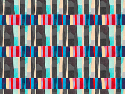 Pattern 4 collage painterly pattern repeated surface design textile