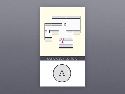 Location Tracker - #dailyui #020 20 app beacon daily finder keys location mobile tracker ui ux