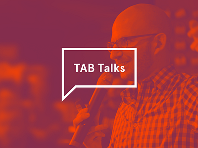 Introducing TAB Talks designtalk logo talks