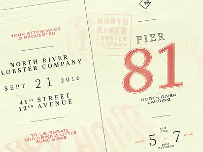 TM happy hour 81 happy hour illustrator invitation lobster print thoughtmatter