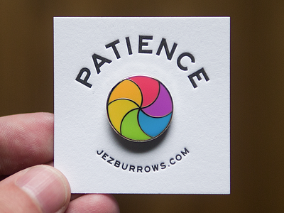 Patience enamel pin