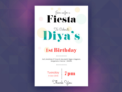 Birthday card birthday celebration event first