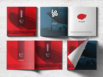 Red Zeppelin Brandbook booklet brandbook brochure ci print red zeppelin