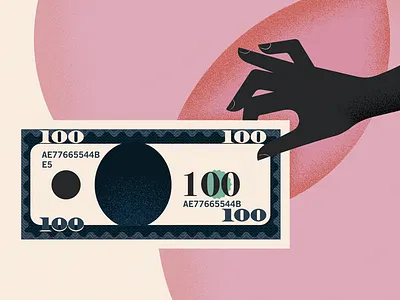 Dollar vs Peso. Editorial Illustration dollar economy flat icon illustration magazine money peso