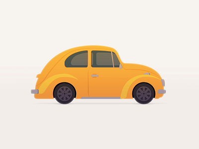 The Żuk car icon illustration Żuk