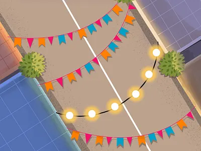 BG. for ramadan song animation vector illustration