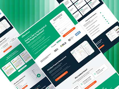 Demo Page/ Lead Generation demo page design dribbble shot landing page design landingpage lead generation property management property management saas saas ui ux