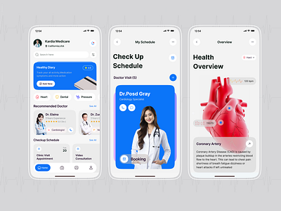 Medical Booking Mobile app app design apps booking check up clinic app dental design doctor doctor mobile app health overview healthcare hospital medical medical booking mobile mobile app mobile application mobile ui schedule services