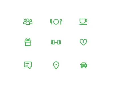 #benes benefits icon icons line line icons work work place