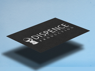 Dispence Production business business card card design gumball logo moon production