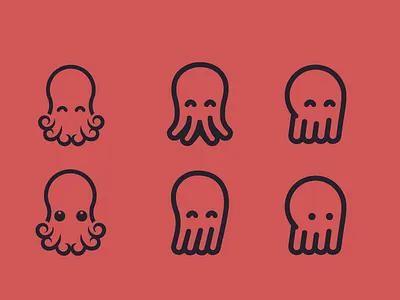 Octopuses logo mark octopus