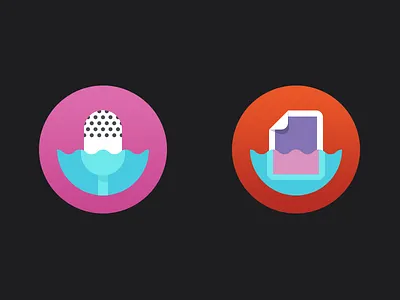 Sony Underwater App Icons android app colorful gradient icon icons