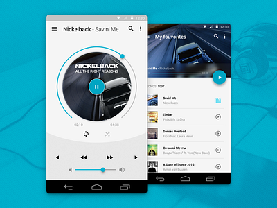 #Daily UI #009 - Music Player (Light) 009 android daily ui music music player player