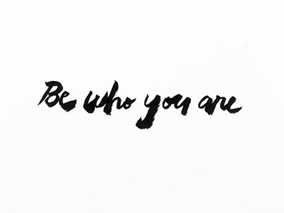 Stay true. Be yourself. blackandwhite brushlettering graphicdesign inspiration lettering
