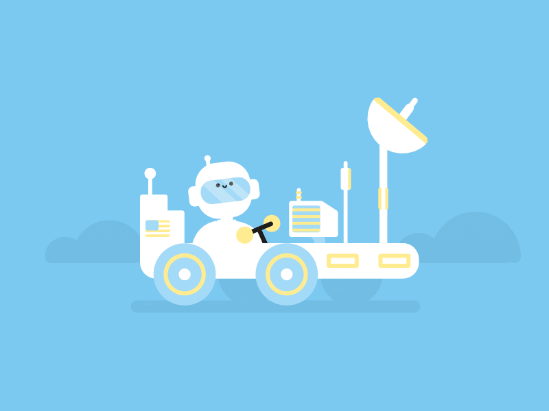 Moon man after car cute drivin effects moon motion space spaceman